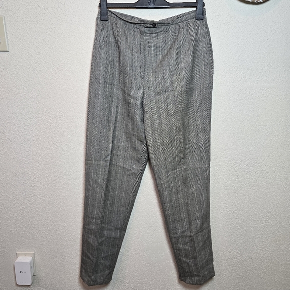 Vintage Harve Benard 100% Wool Pants Size 12 Gray - Picture 4 of 14
